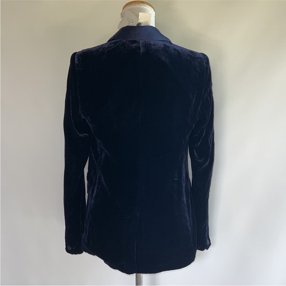 NWT Joie Mehira H Velvet Shawl-Collar Blazer - sz 2 - Picture 4 of 6